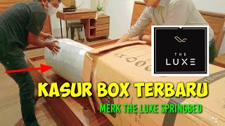 KASUR BOX TERBARU DARI MERK THE LUXE SPRINGBED  KASUR VAKUM TERBAIK [upl. by Neirbo]