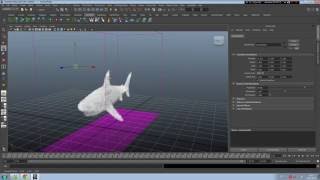 Maya Convert Poly Shark to Fluid Shark [upl. by Gillmore]