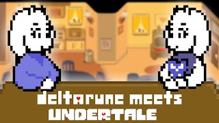 Deltarune Characters meet their Undertale Counterparts [upl. by Tteirrah]