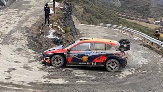 Test Rallye MonteCarlo 2024  Thierry Neuville  Hyundai i20 Rally1 [upl. by Udele396]