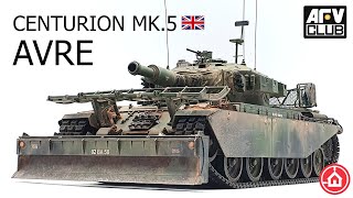 AFV Club 135 Centurion Mk5 AVRE AF35395  Tank model kit build [upl. by Ragan889]