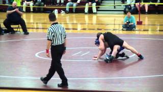 2012 PA SE Region 170 lb Finals Shane Springer green v Dominic Rigous red [upl. by Frants]