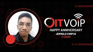 Jerrold Corpuz 3 Year Anniversary Video  OITVOIP [upl. by Aihsa664]