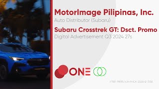 Subaru Crosstrek GT Discount Promo Digital Ad Q3 2024 27s Philippines ST [upl. by Eanod]