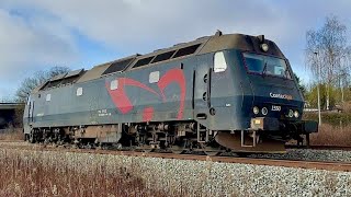 Contec Rail ME 1530 og blandet tog i Nordjylland [upl. by Quintessa]