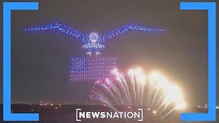 More cities switching to July 4 drone shows over fireworks  NewsNation Live [upl. by Enialb]