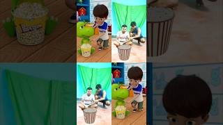 Talking tom One Popcorn vs real life funny video cartoon funny yt shortsfeed shorts ytshorts [upl. by Grani790]