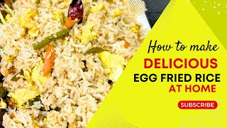 5 Minutes Egg Fried Rice  Restaurant Style Chinese Rice  چائنیز رائس  food recipe [upl. by Drummond]