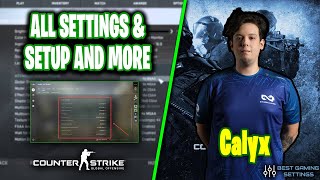 Calyx CSGO Settings Monitor Settings Crosshair Viewmodel Gear and Settings 2021 [upl. by Nicolai]