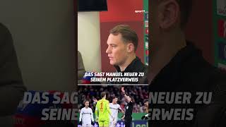 Manuel Neuer sah erstmalig in seiner Karriere die rote Karte So reagierte er shorts [upl. by Reggy261]