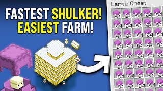 BEST Shulker Farm Minecraft Tutorial  EASY  1750HR [upl. by Gaulin]