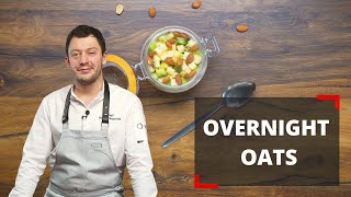 Easy Overnight Oats Recipe Quick amp Healthy Breakfast Idea [upl. by Eleirbag]