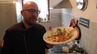 Lachs  Litschi  Erdnuss  Rettich Rezept amp Videoanleitung von Sternekoch Faust Kocht [upl. by Spohr336]