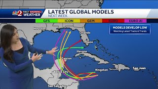 Invest 99L has extremely high chance of development models show potential Florida impacts next [upl. by Tammi]