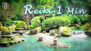 MUSICA REIKI CON CAMPANILLAS CADA 1 MIN CON SONIDOS DE AGUA [upl. by Bixler]