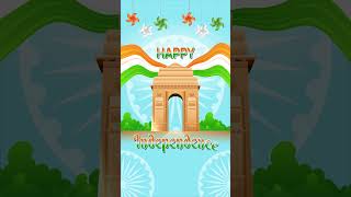 15 August Independence Day  After Effects Animation  15august indian [upl. by Nnayllek]