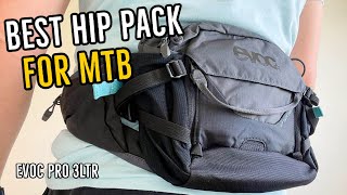 Is this the best hip pack for Mountain Bikers  Evoc Pro 3ltr [upl. by Wolfie561]