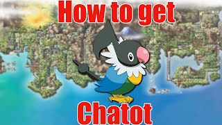 Pokemon Brilliant Diamond and Shining Pearl  How to get Chatot [upl. by Eceertal854]