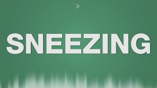 Sneezing SOUND EFFECT  Niesen SOUNDS [upl. by Elconin]