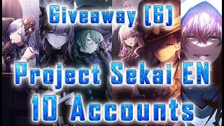 10 Rerolls  Project Sekai EN 6th Giveaway  From 2nd Anniversary Gacha【SoraA】 [upl. by Halueb]