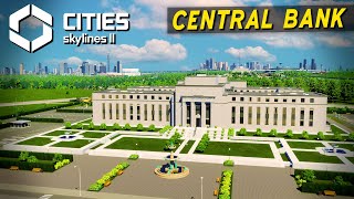 I Build Central Bank in City Skylines 2  Cities Skylines 2 Gameplay [upl. by Daphene]