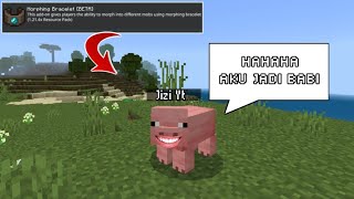 addon mcpe bisa menjadi mob Morphing Bracelet121 [upl. by Boles]