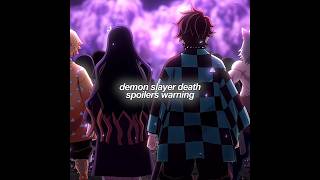 demon slayer death part 1 kimetsunoyaiba demonslayer edit anime shorts [upl. by Un]