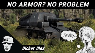 War Thunder Dicker Max No Armor Best Armor [upl. by Penny]