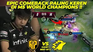 EPIC COMEBACK PALING CANTIK DARI ONIC DARI 140 JADI MENANG  ONIC VS APBREN GAME 1 [upl. by Uriia]