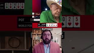 Doyle Brunson OWNS Phil Hellmuth In Huge Hand [upl. by Baptist]