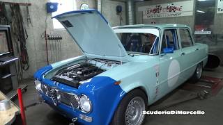 Modified ALFA GIULIA TI 20 1966 on Dyno [upl. by Chenay]