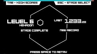 Super Hexagon Hyper Hexagonest 1233 seconds [upl. by Anaoy47]