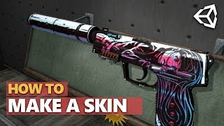 HOW TO PAINT WEAPON SKINS FOR YOUR INDIE GAME 26 [upl. by Assirhc]