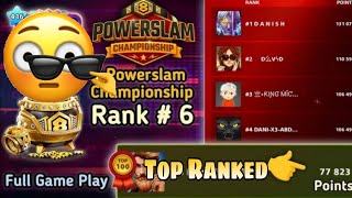 8 Ball Pool Powersalam championship top ranking 10  8 Ball Pool [upl. by Nwahsyar]