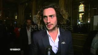 Aaron Johnson about Count Vronsky  TIFF 2012 [upl. by Ahsenaj97]