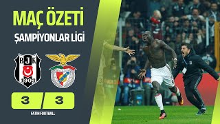 Beşiktaş 33 Benfica  Şampiyonlar Ligi Maç Özeti Türkçe Spiker 23112016 [upl. by Lapides]