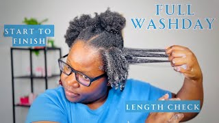 Full moisturising washday routine from start to finish if you want to grow healthy hair [upl. by Enutrof]