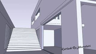 Koshino House By Tadao Ando 3D Architectural visualization [upl. by Armillia]