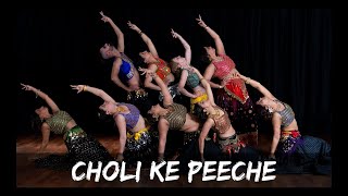 CHOLI KE PEECHE REMIX  KHAL NAYAK  BELLY DANCE BOLLYWOOD  DANCE COVER  STUDIO J [upl. by Linoel]