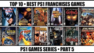 Best PS1 Games Of All Time  Top 10 Franchises PS1 Games Part 5 [upl. by Hansiain]