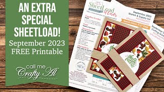 A Super Special SheetLoad of Cards September 2023 Debut amp FREE Printable  50th Edition  5x7 Cards [upl. by Kries]