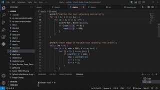 Minimum Spanning tree using Kruscals algorithm [upl. by Emmalynne]