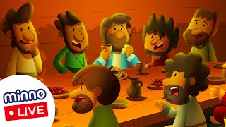 The Story of Last Supper for Kids PLUS More Easter Bible Stories  Bible Stories for Kids [upl. by Krystalle]