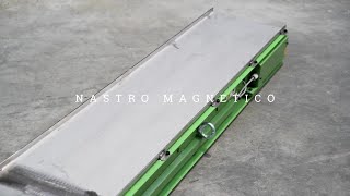 Nastro Trasportatore Magnetico per sfridi metallici  Flli Arnaboldi [upl. by Elocal]