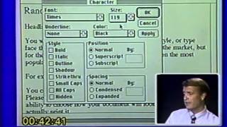 THE MOST BORING VIDEO EVER MADE Microsoft Word tutorial 1989 [upl. by Sined615]