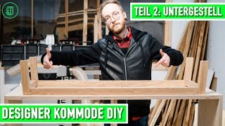 Designer Kommode selber bauen Teil 2  das Untergestell  Jonas Winkler [upl. by Aicilyt]