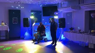 P j mobile disco and events hire wedding day Mr and Mrs Clark tigers club holbeach [upl. by Clova685]