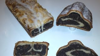 Mohn Stollen Schritt für Schritt mit Rezept [upl. by Anhaj]