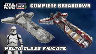 The Republics most versatile capital ship The Peltaclass Frigate  Star Wars Hyperspace Database [upl. by Maryn]