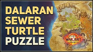 Dalaran Sewer Turtle Puzzle WoW [upl. by Hennie]